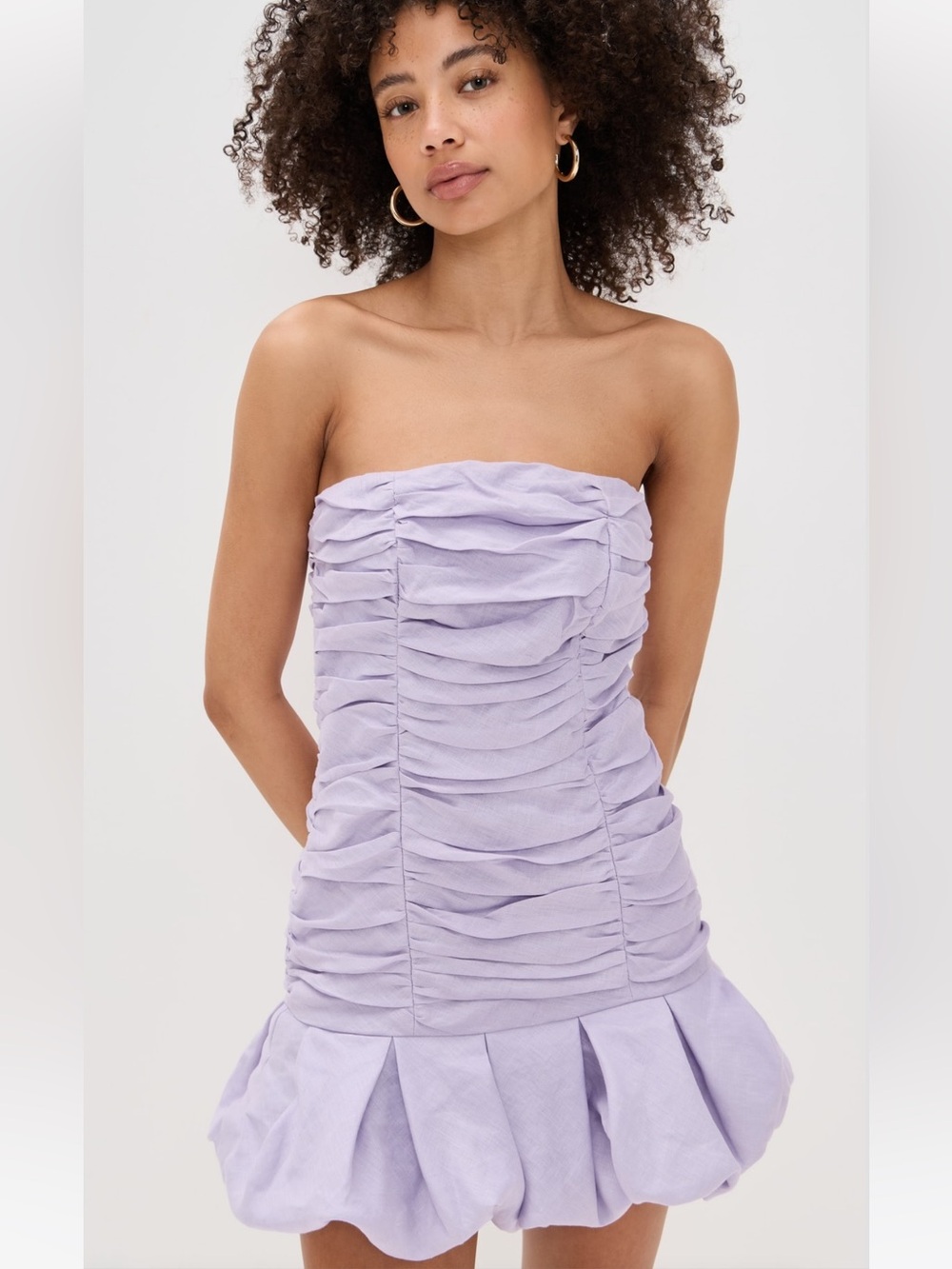 NWT AZULU White Mila Mini Dress - Picture 3 of 16